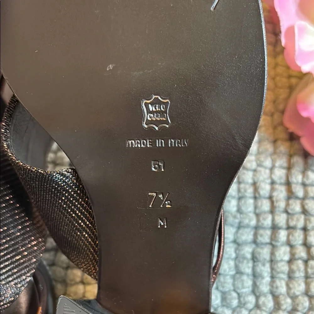 Via Spiga Brown Sandals with Knotted Design - Picture 4 of 9